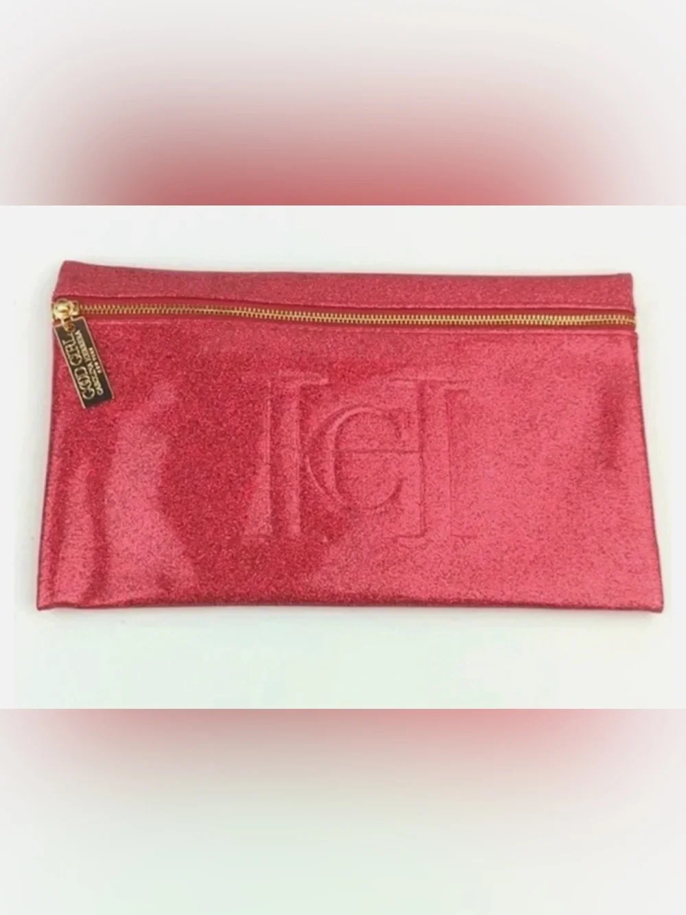 Carolina Herrera✨❤️💛⭐️ GWP Red Patent Cosmetic Pouch